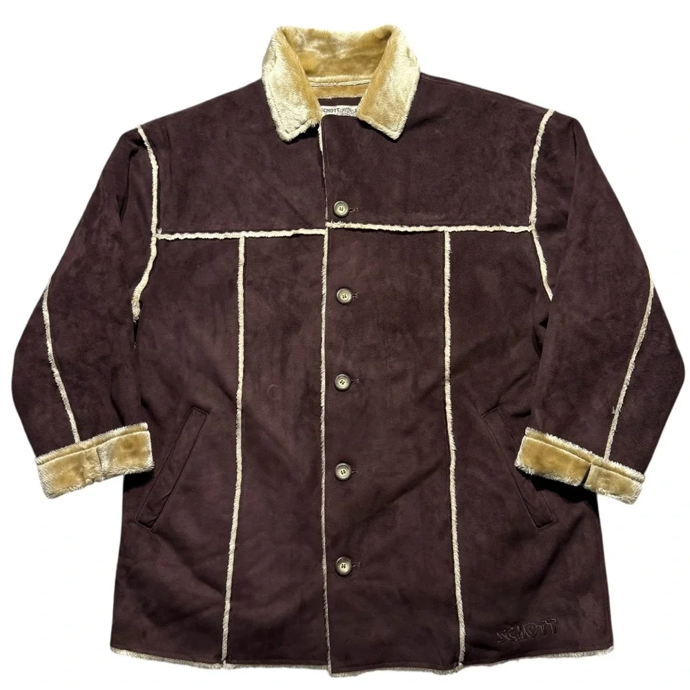 Schott Bros men’s XL rancher coat dark brown